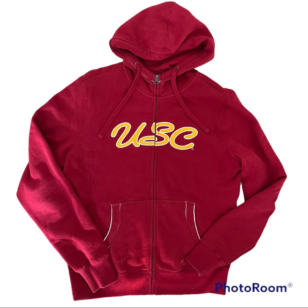 USC Front Zip up sweatshirts size medium